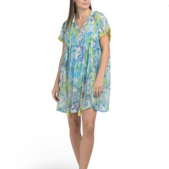 Bleu By Rod Beattie What's New Pussycat Cover-Up NWT Size M - Picture 7 of 10